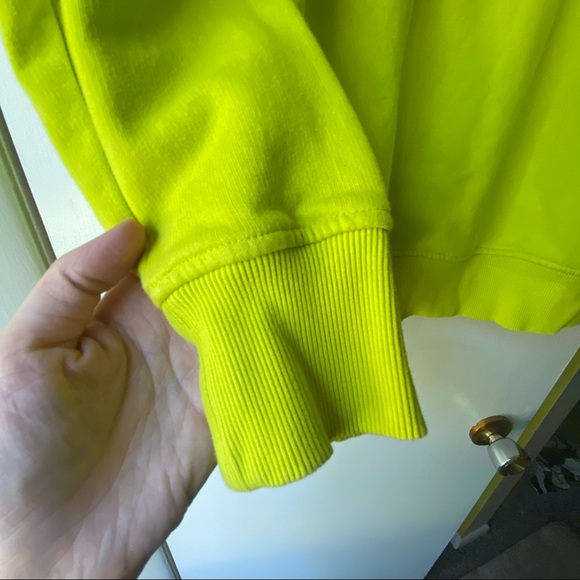 Gymshark Lime Oversized Training Hoodie sz Small - Picture 8 of 12